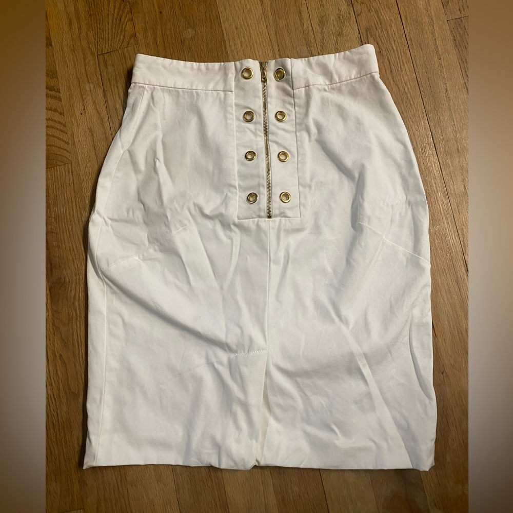 #69 - ***FLAWED*** Authentic Prada Pencil Skirt 36 ***repair needed***